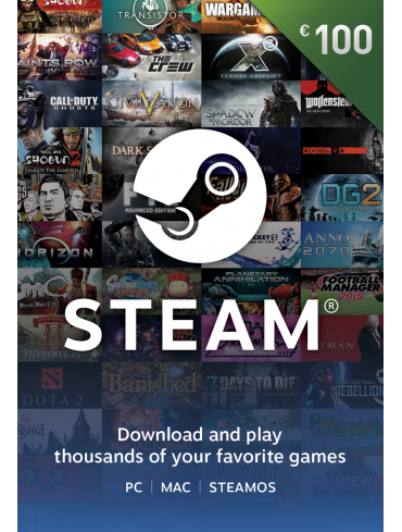 100 Euro Steam Wallet Key Codes